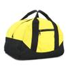 12" Mini Two Tone Duffle Bag in Gold Yellow view 1