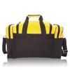 Blank Duffle Bag Duffel Bag in Black and Gold Gym Bag view 4