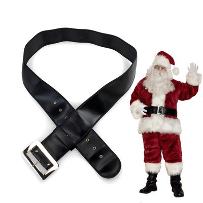 Sunnywood Santa Belt Adult Costume, Black,