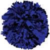 chass Metallic Cheerleading Poms - Shiny Metallic Cheer Pom with Baton Handle for Dance Sports Celebrations (Single, Navy) view 1