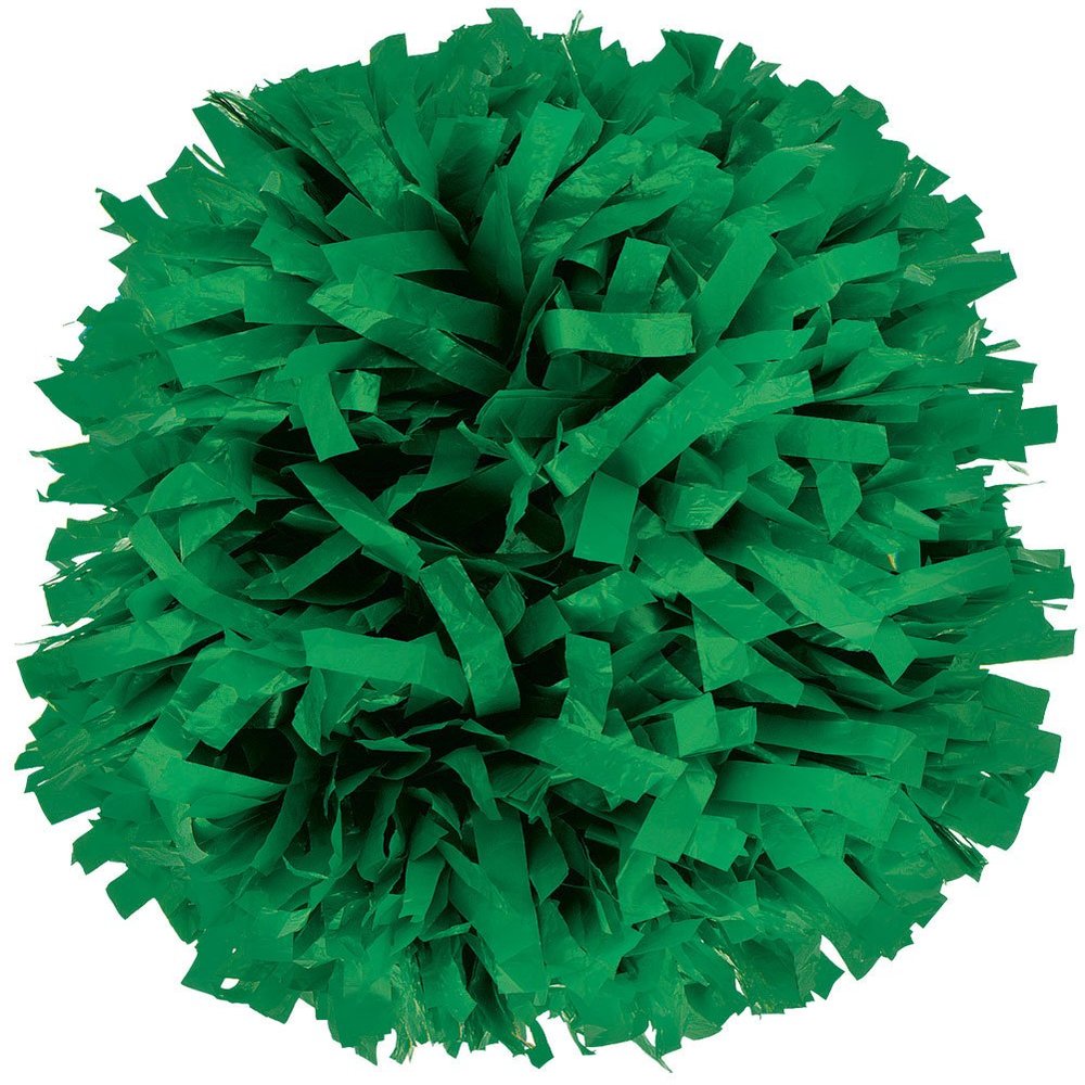 chass Plastic Instock Cheerleading Pom Kelly Grn