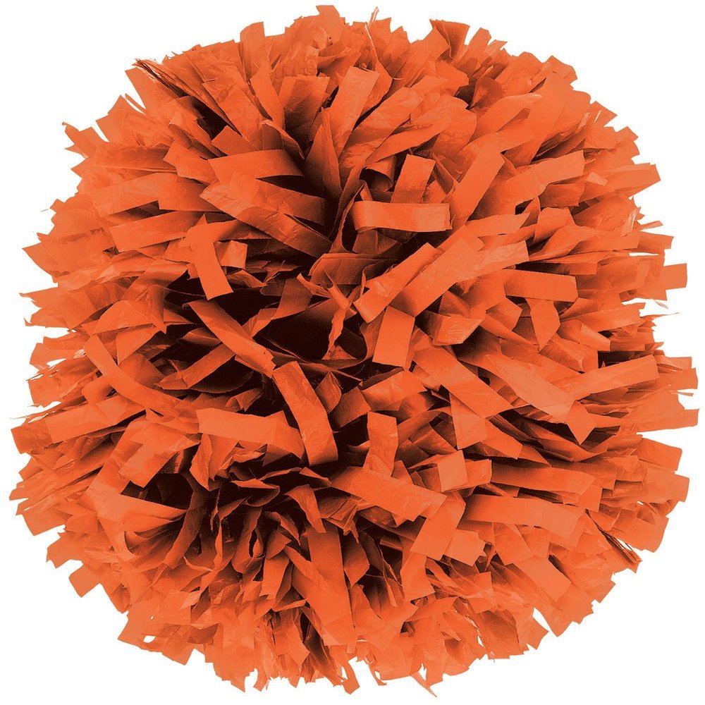 chass Plastic Instock Cheerleading Pom Orange