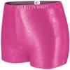 chass Women's Metallic Boy-Cut Briefs, Soft Mid-Rise Athletic Shorts, Perfect For Layering - Pink Medium view 1