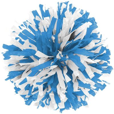 in-Stock Youth Cheerleading Pom Columbia Blue/Wht
