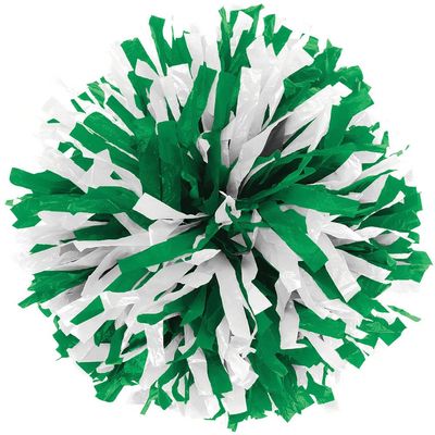 in-Stock Youth Cheerleading Pom Kelly/Wht