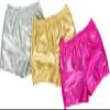 chass Women's Metallic Boy-Cut Briefs, Soft Mid-Rise Athletic Shorts, Perfect For Layering - Red Small view 4