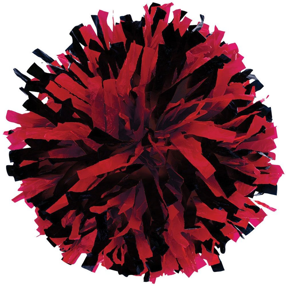 in-Stock Youth Cheerleading Pom Red/Black