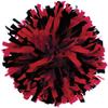 in-Stock Youth Cheerleading Pom Red/Black view 1