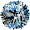 Metallic with Holographic Mix Cheerleading Pom - Col/Silver view 1