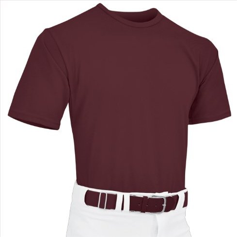 Champro Dri Gear T-Shirt (Maroon, Adult/Medium)