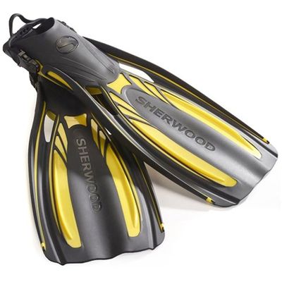 Sherwood Elite Fins - Lemon, X-Large