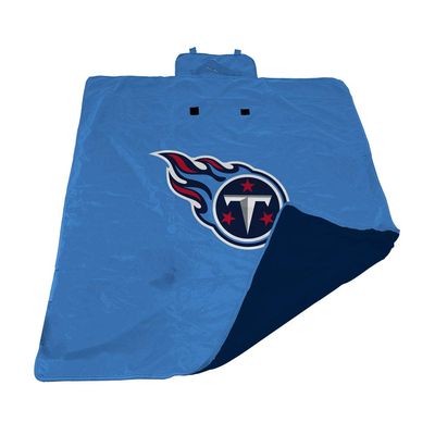 Logo Brands Officially Licensed NFL Tennessee Titans Unisex All Weather Blanket, One Size, Team Color