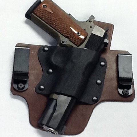 Taurus PT99 Right Hand Pro Carry Hybrid Tuckable Gun Holster BROWN