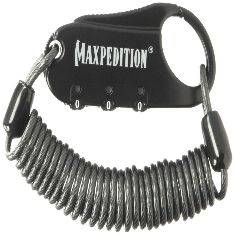 Steel Cable Lock (Black)