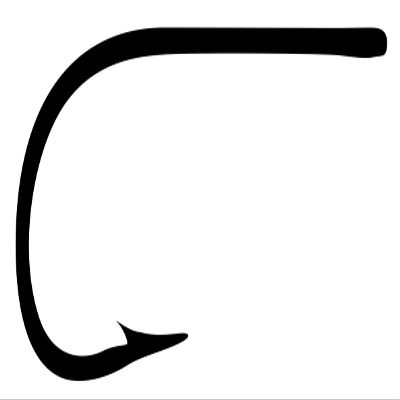 TIEMCO Q100 TMC800S Fly Hook, No. 2