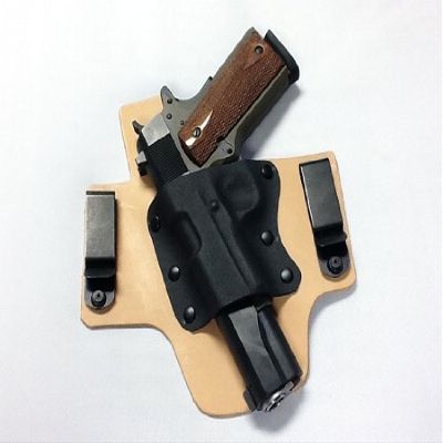 Pro Carry Taurus Judge Ultra Light Weight Public Defender Left Hand Hybrid Tuckable Gun Holster Natural