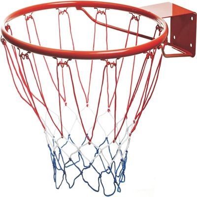 Mondo Toys 18299 Basket-18299 Kids and Adults-Outdoor Basketball Basket with Metal Ring-Diameter 45 cm / 18 inches-Net Kit and Fixing Screws INCLUDED-18299