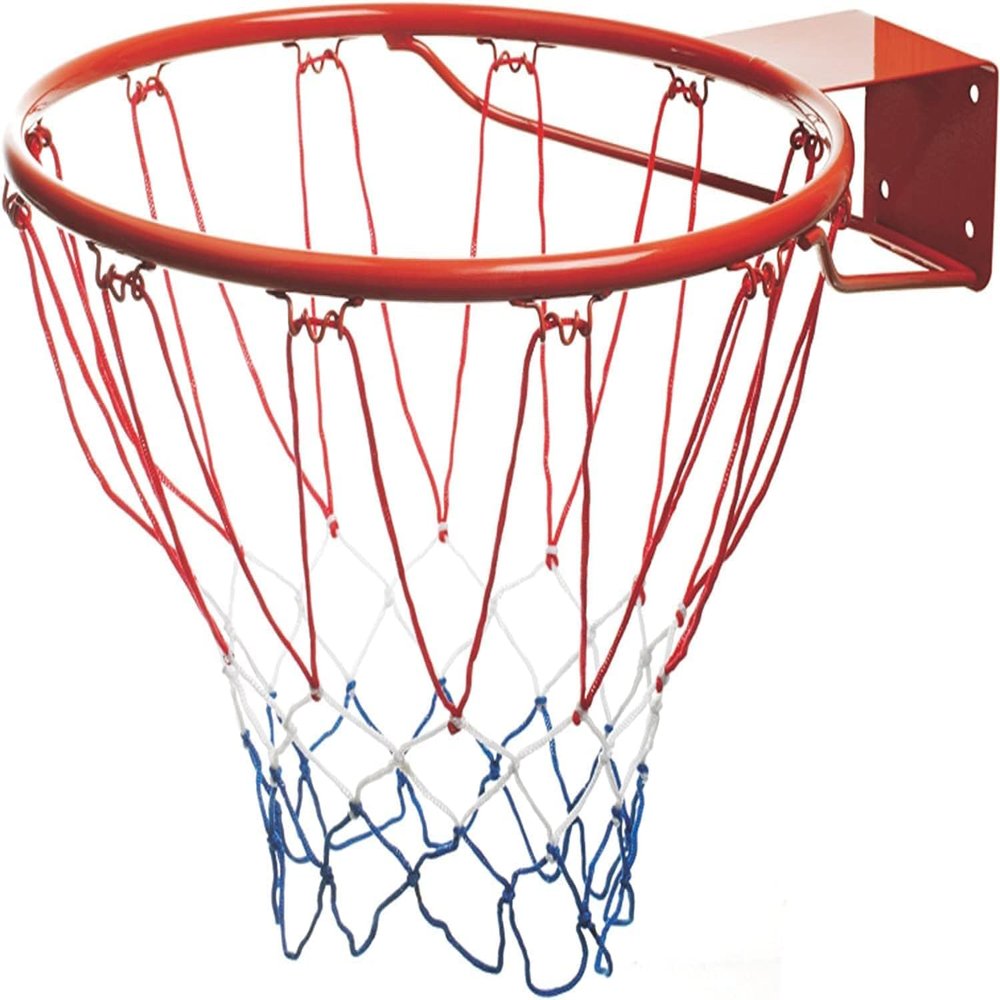 Mondo Toys 18299 Basket-18299 Kids and Adults-Outdoor Basketball Basket with Metal Ring-Diameter 45 cm / 18 inches-Net Kit and Fixing Screws INCLUDED-18299