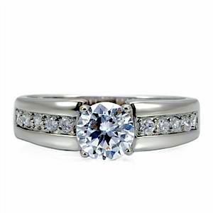1000 Jewels Danara: 1.3ct Brilliant-Cut Russian Ice on Fire CZ Engagement Ring 316 Steel, 3034 sz 5.0