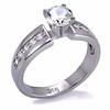 1000 Jewels Danara: 1.3ct Brilliant-Cut Russian Ice on Fire CZ Engagement Ring 316 Steel, 3034 sz 5.0 view 2
