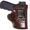 Pro Carry S&W M&P Shield with LaserMax HD IWB CCW Leather Gun Holster Brown view 1