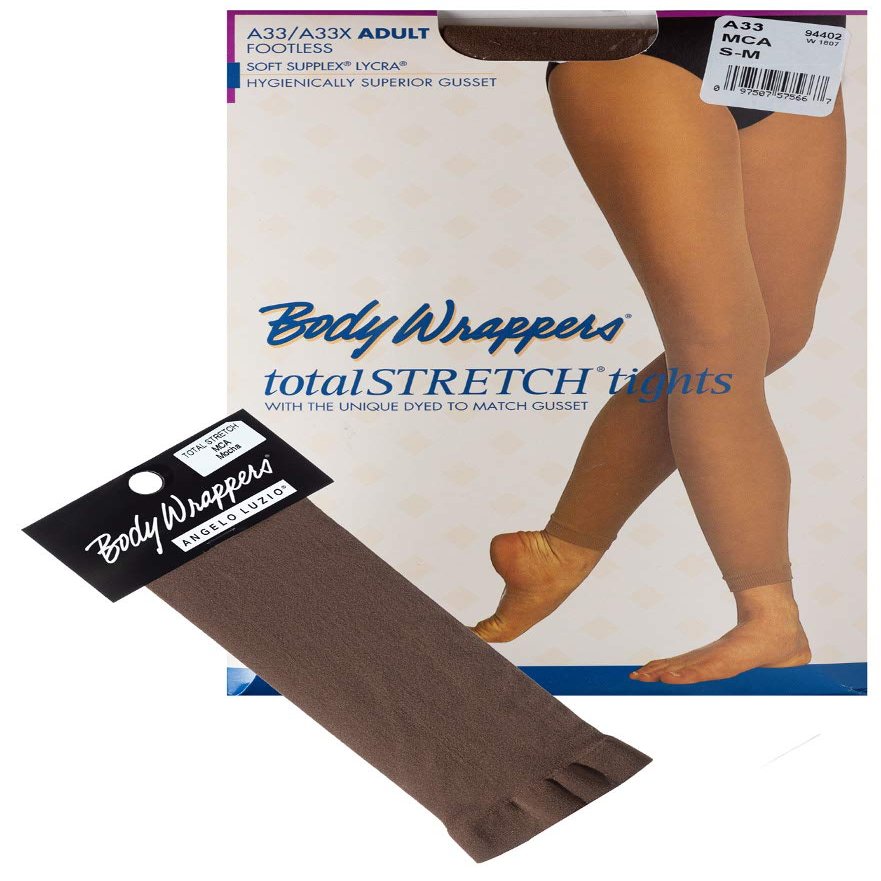 Body Wrappers C30 Girls Total Stretch Footed Tights