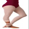 Body Wrappers C33 Girls Total Stretch Footless Tights (Small/Medium - White) view 1