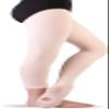 Body Wrappers C33 Girls Total Stretch Footless Tights (Small/Medium - White) view 2