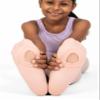 Body Wrappers C33 Girls Total Stretch Footless Tights (Small/Medium - White) view 4