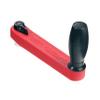 Lewmar 8" Single Grip Winch Handle, Locking, Red with Black Grip  Lightweight, chip-Resistant gelcoat, Strong Composite Design, Glass-Filled Welded Nylon Handles for Strength view 1