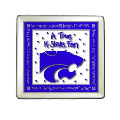 NCAA Kansas Jayhawks True Fan Square Plate