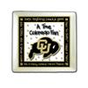 NCAA Clemson Tigers True Fan Square Plate view 1
