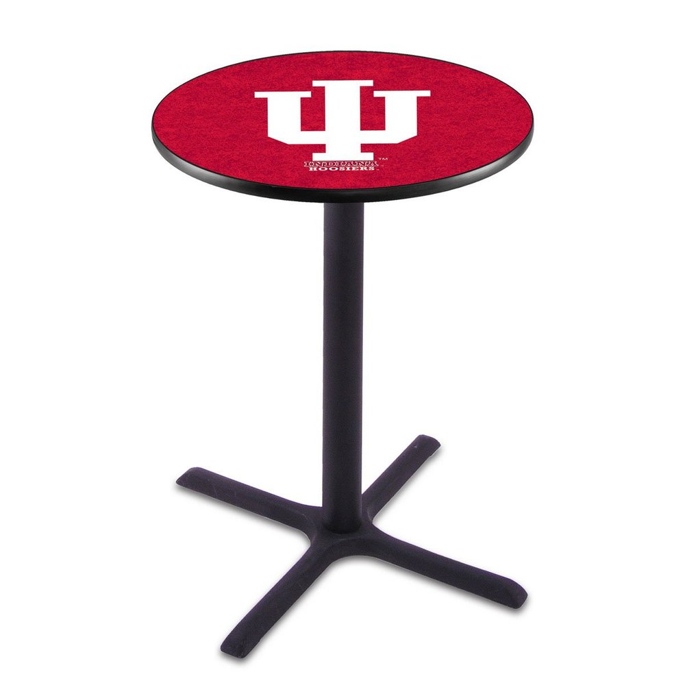 L211 - 36" Black Wrinkle Indiana Pub Table by Holland Bar Stool Co.