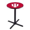 L211 - 36" Black Wrinkle Indiana Pub Table by Holland Bar Stool Co. view 1