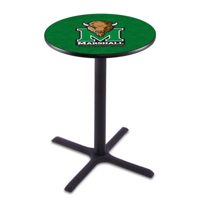 Holland Bar Stool Co. Marshall University Pub Table in Black (28 in. Dia. x 36 in. H (52 lbs.))