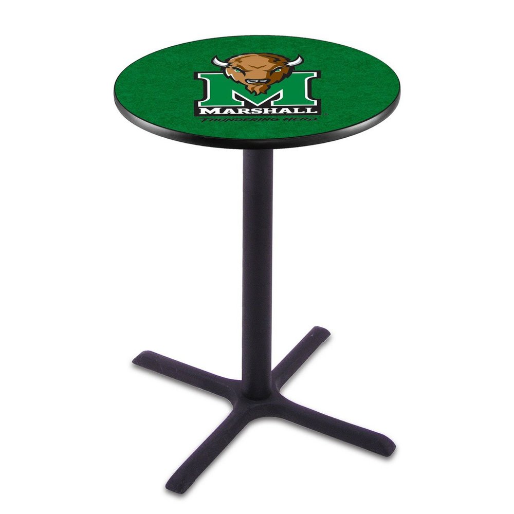 Holland Bar Stool Co. Marshall University Pub Table in Black (28 in. Dia. x 36 in. H (52 lbs.))