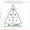 Shuffleboard Court Stencil | School Playground, Park, Homeowners | Paint Stencils for Playground and Pavement, Turf view 2