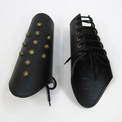 Handtooled Handcrafted Leather Arm Guards