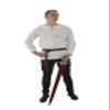 CAS HANWEI GDFB Round Collar Cotton Shirt (White, Large) view 1