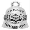 Harley-Davidson Winged Skull Bar & Shield Outline Ride Bell HRB045 view 1