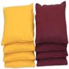 Cornhole Bags Set - (4 Yellow, 4 Burgundy) By Free Donkey Sports view 1