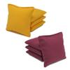 Cornhole Bags Set - (4 Yellow, 4 Burgundy) By Free Donkey Sports view 2