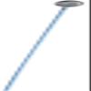 KCNC 205454 Bicycle Brake Inner Wire Cable FEP Teflon Coat MTB 1700MM Blue view 1