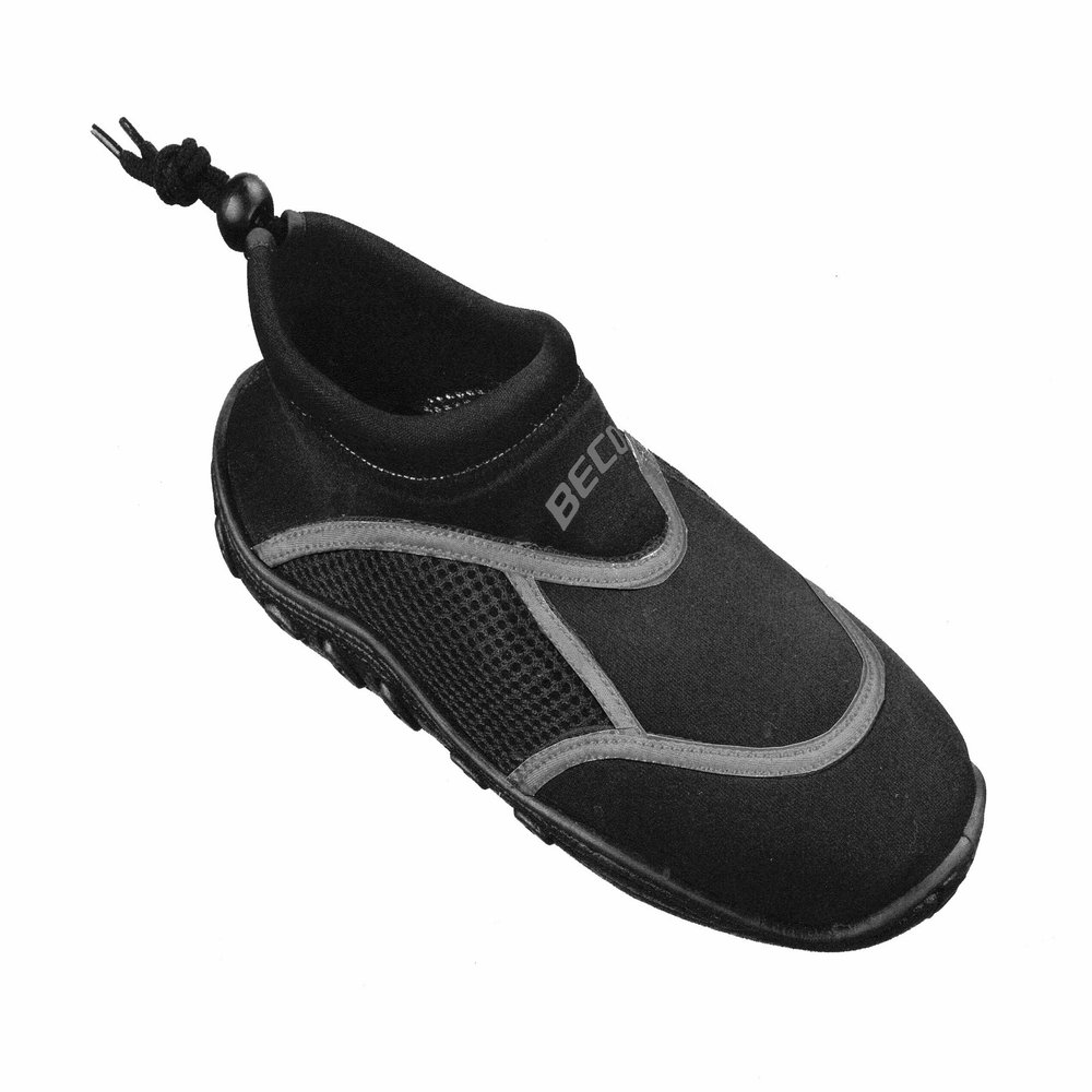 Beco Surf Shoes Flip-Flops, Unisex, Bathing Shoes, Surfschuhe, Black/Silver