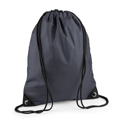 BagBasee Unisex Gym Sack PE Shoe Rucksack Swim Bag Graphite