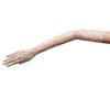 ZaZa Bridal Flower Pattern Women's Lace Gloves Opera Length-Ivory view 1