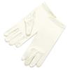 ZaZa Bridal Girl's Fancy Stretch Satin Dress Gloves Wrist Length 2BL-Girl's Size Large (13-16 yrs)/Ivory view 1