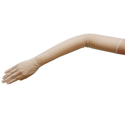 ZaZa Bridal 23.5" Long Gorgeous Sheer Gloves Slip-on Opera Length 16BL-Ivory