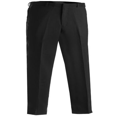Edwards Garment Men's Classic Flat Front Security Pant, Black, 34 UL