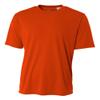 A4 Men's Cooling Performance Crew Short Sleeve T-Shirt, Athletic Orange, Large view 1